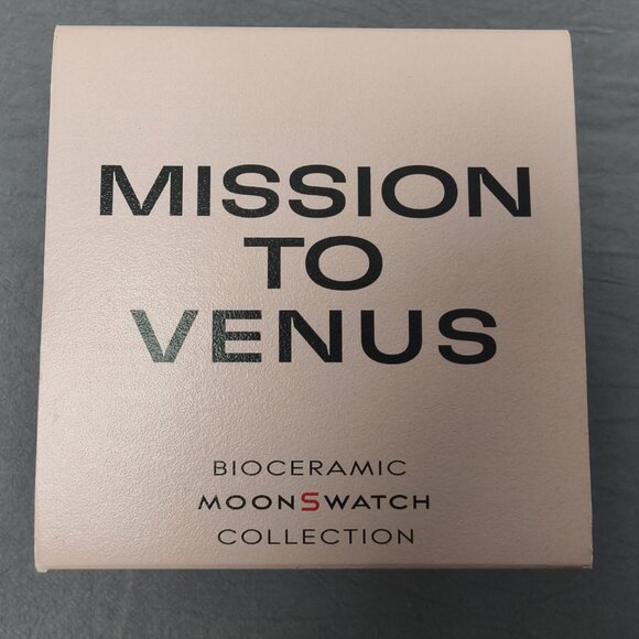 Swatch x Omega Bioceramic Moon Top 2 Set Uranus & Venus 42mm  🔥HOT🔥 NWT Swatch X Omega Bioceramic Moonswatch Mission To Venus Watch